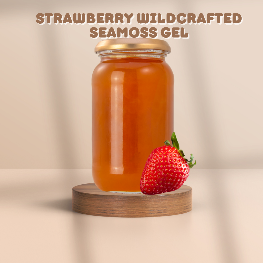 Strawberry Wildcrafted Seamoss Gel (Copy)